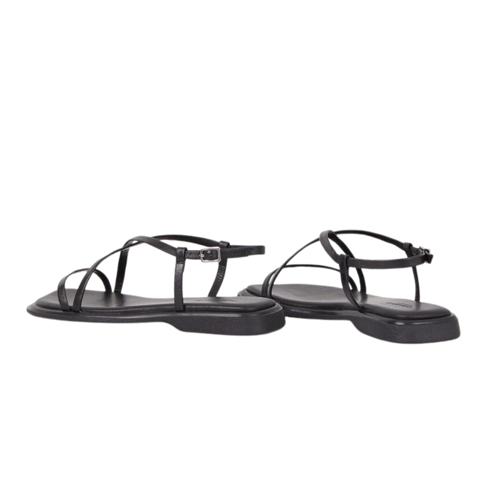 Izzy Leather sandaler - sort